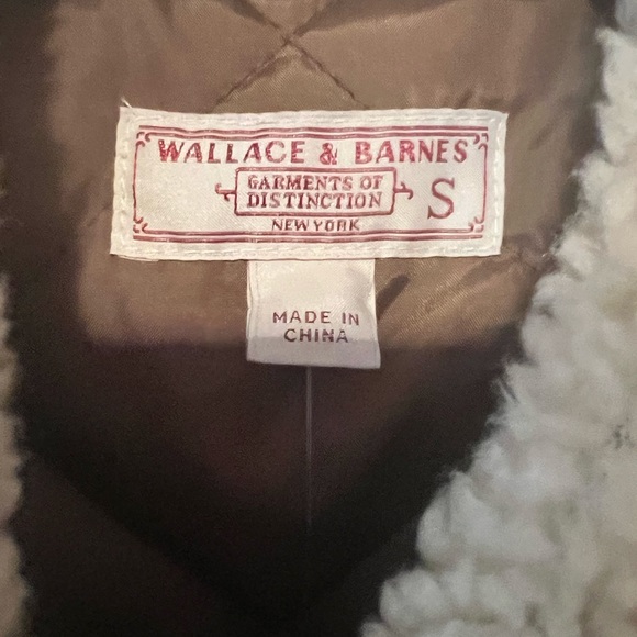 Men’s Wallace and Barnes J. Crew jacket / Shearling collar / Size Small - Picture 5 of 5